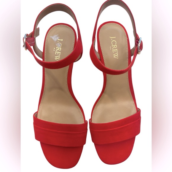 J. Crew Red Women's Sandals - Picture 2 of 8
